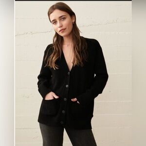 Jenni Kayne Everyday Cardigan, black, M